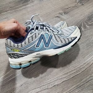 New Balance Womens 860 V2 W860SB2 Gray Running Shoes Sneakers Size 7 rare